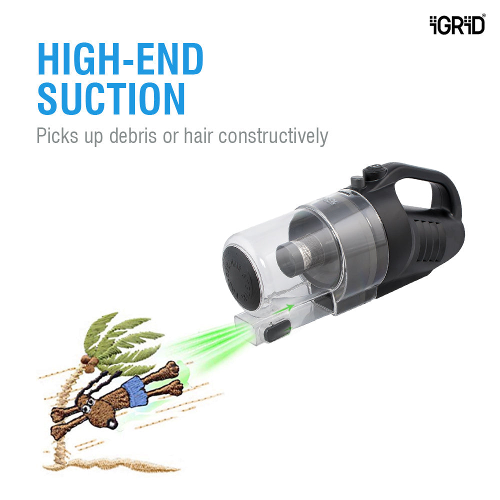 iGRiD Handheld Cordless Vacuum Cleaner Home/Car/Carpet/Bed/Sofa Black ...