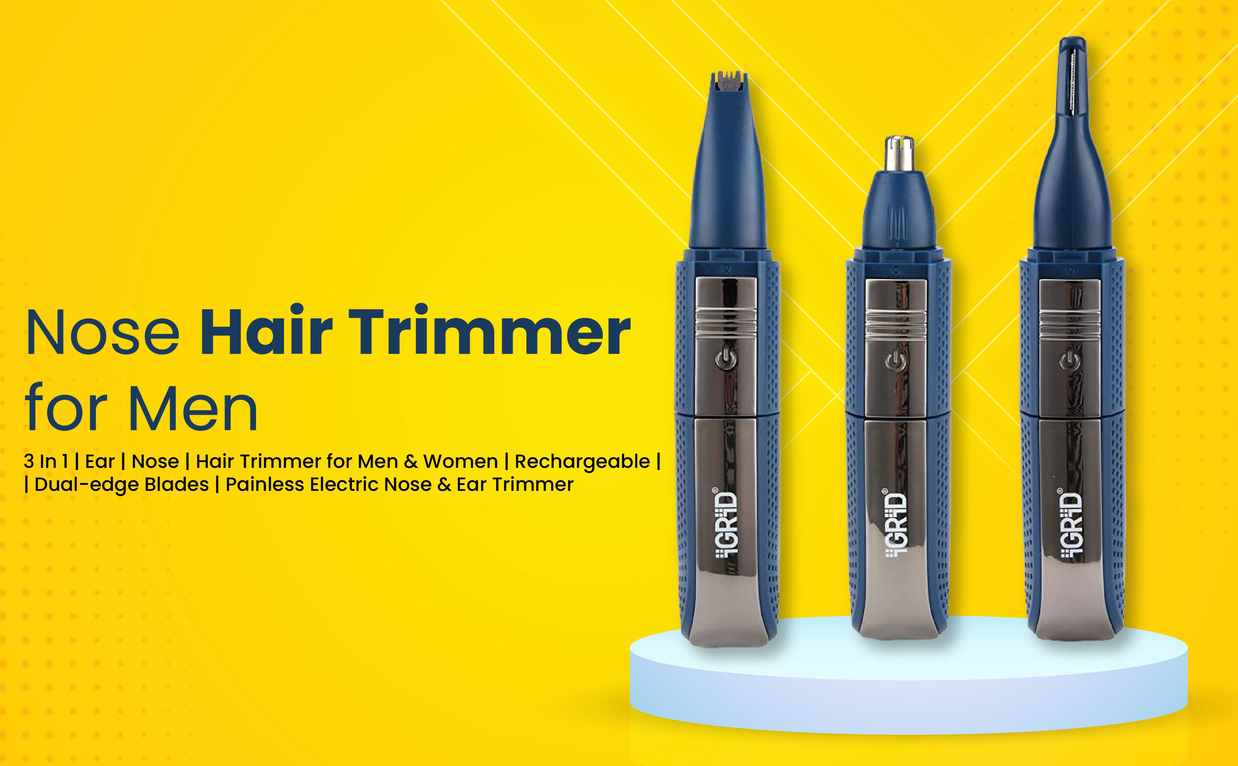 Buy Mens Signature C81080 3 in 1 Nose and Ear Hair Trimmer from £8.97