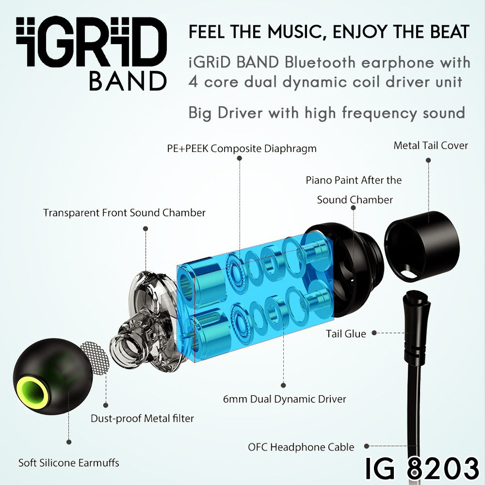 Bluetooth band deals earphones